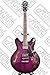OE30 Purple Burst Oscar Schmidt Semi-Hollow Body Electric Guitar by Washburn, Ebony, Grover Tuners