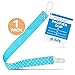 Ah Baby Pacifier Clip Holder for Soothie or Teether Wont Rust and Prevents Germs Boy 16 inch