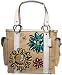 AUTHENTIC COACH STRAW MOTIF BUMBLE BEE FLOWER TOTE 9447 (Perfect beach & vacation tote!)