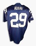 Joseph Addai Indianapolis Colts Autographed Authentic Reebok NFL Football Jersey (Blue)