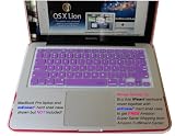PURPLE iPearl High Grade Silicone Keyboard Skin Cover for MacBook / Pro / Air (Retail Packaging)