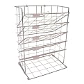 Seville Classics Desk/Wall Organizer 2 pk. - Chrome