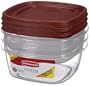 Rubbermaid 7J95 Easy Find Lid Medium Value Pack Food Storage Containers