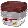 Rubbermaid 7J95 Easy Find Lid Medium Value Pack Food Storage Containers