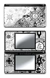Newspaper Design Decal Protective Skin Sticker for Nintendo DS Lite