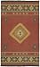100% Wool Hand Woven Jewel Tone Red Clay 3'6" x 5'6" Area Rug