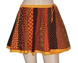 Stylish Cotton Short Skirt with Block Printed Valentine Day Gift Skirts
