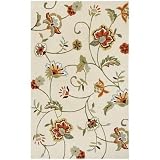 Jaipur Rugs Inc Hand Tufted, Perennial Favorite Cloud White/Cloud White, 3.6 by 5.6