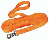 515QwxbMU8L. SL160  Hamilton 1 Inch Single Thick Nylon Horse Longe Line with Snap 26 Feet, Mango