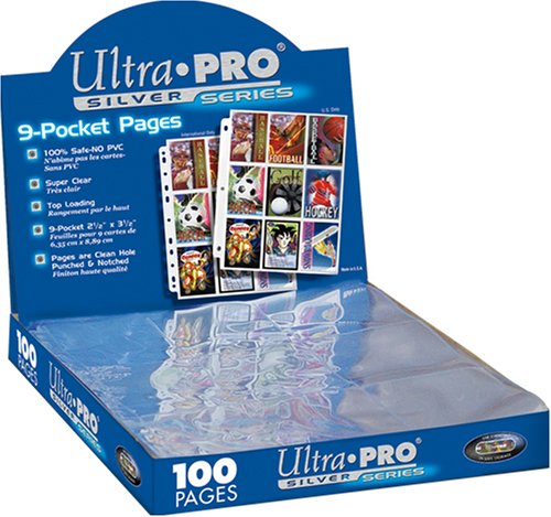 Childrens Toyshop  Spielwaren : Ultra Pro Silver Series Pages 9-Pocket (81442-E) - Sammelkartenzubehör