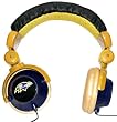 iHip NFH22BAR NFL Baltimore Ravens DJ Style Headphones, Purple/Black