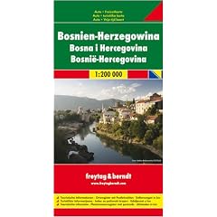 Freytag Berndt Autokarten, Bosnien-Herzegowina - Ma�stab 1:200 000