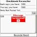 Checkbook Reconciler for Palm OS 5
