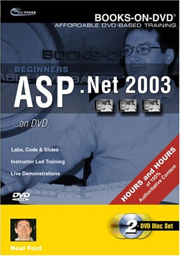 Beginner's ASP.NET in C# 2003 on DVD On Sale