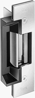 ROFU 1402 Fail Secure-Dark Brown Electric Strike with faceplate 1-1/4 x 4-7/8 12VAC/12VDC, US10