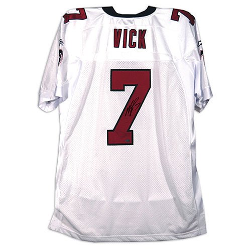 Michael Vick Autographed Jersey | Details: Atlanta Falcons, 2002, White
