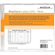 Magellan MapSend U.S.A. Lakes, West Freshwater Map microSD Card