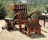 Napa Style Barrel Stave Adirondacks - Two Chairs & Two Ottomans