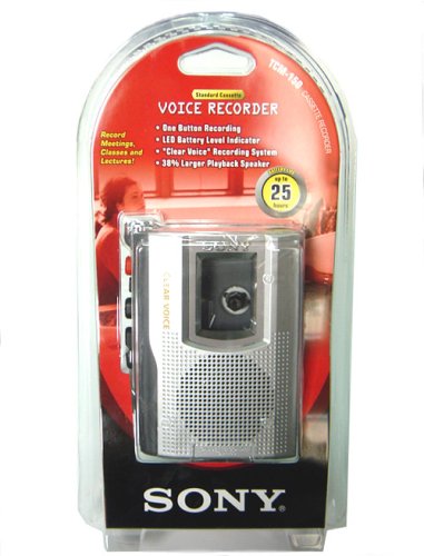 Sony Compact Tape Recorder Silver