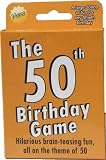 The 50th Birthday Game - amusing gift idea or party fun ice breaker for especially for people turning fifty.