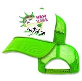 Statue of Liberty Break Dancing Neon Trucker Mesh Hat Cap