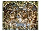 Sistine Chapel: the Last Judgement, 1538-41 Art Giclee Poster Print by Michelangelo Buonarroti, 16x12