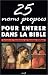 Books : 25 noms propres pour entrer dans la Bible