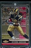 2008 Topps Finest Football Card - Steven Jackson / St. Louis Rams / NFL Trading Card in Protective Display Case!