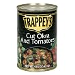Trappey's Cut Okra & Tomatoes, 14.5-Ounce Cans (Pack of 12)
