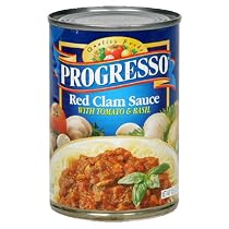 Quality Foods Progresso Seafood Sauce, Red Clam, 10.5-Ounce Cans (Pack of 12)