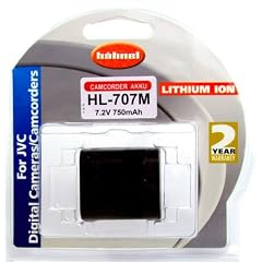H�hnel HL-707 7,2V 750mA Ersatzakku Typ JVC BN-VF 707 f�r GR-D239 - 290, GZ-MG-Serie