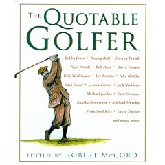 The Quotable Golfer (The quotable series)
