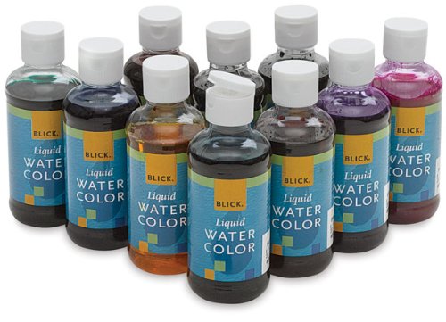 Blick Liquid Watercolors Set of 10 Colors