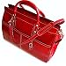 Floto Casiana Tote Tuscan Red Leather Luggage Weekender Travel Bag