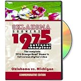Cover art for  1975 Oklahoma National Championship Game: Oklahoma vs. Michigan