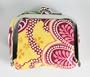 Vera Bradley Travel Contact Case in Bali Gold
