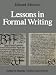 Used : Lessons in Formal Writing