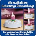 Musikalische Geburtstags-Kerze