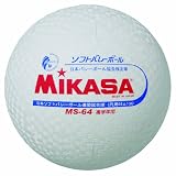 Amazon：ソフト　ミカサ ソフトバレーボール 小学校ソフトバレーボール試合球 5~6年生用 ホワイト MS-64-W