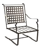 Stratton Wrought Iron C-Spring Action Chair