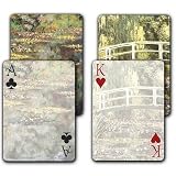 Water Lilies and Japanese Bridge / Waterlily Pond - Double Deck Playing Cards