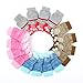 Weixinbuy Pet Puppy Dog Anti-slip Cotton Knit Socks 4pcs/set Rose X-Small