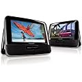Philips PD7042 Lettori DVD Portatili Doppi con LCD da 7"/18cm