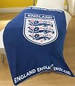 Zap England Printed Fleece Blanket, Blue