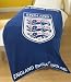 England Printed Fleece Blanket - Blue
