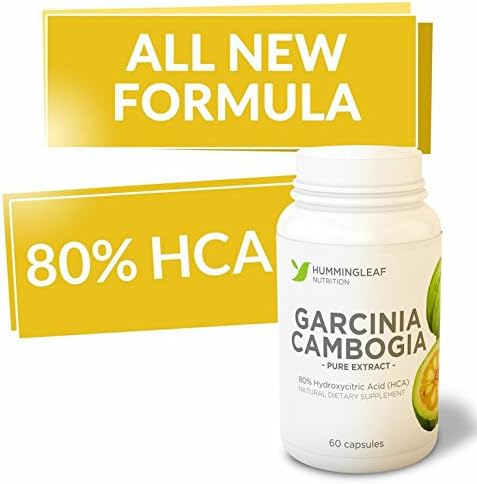ALL NEW FORMULA! 80% HCA Garcinia Cambogia Extract Pure for Weight Loss As Seen on TV - With Potassium and Calcium to Aid Absorption - All Natural Fruit Extract with No Side Effects - Ultra Premium Fat Buster Dietary Supplement and Appetite Suppressant - No Fillers or Binders, No Artificial Ingredients - Made in USA (180 All-Natural Veggie Capsules)