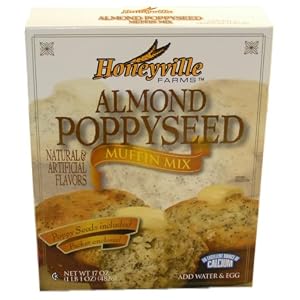 Almond Poppyseed Muffin Mix - 12 Box Case by Honeyville Farms