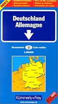 Carte routière et touristique : Allemagne
