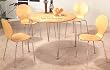 Set of 4 Lightweight & Stackable Natural Seat Muller Dining Chairs