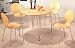 Set of 4 Lightweight & Stackable Natural Seat Muller Dining Chairs